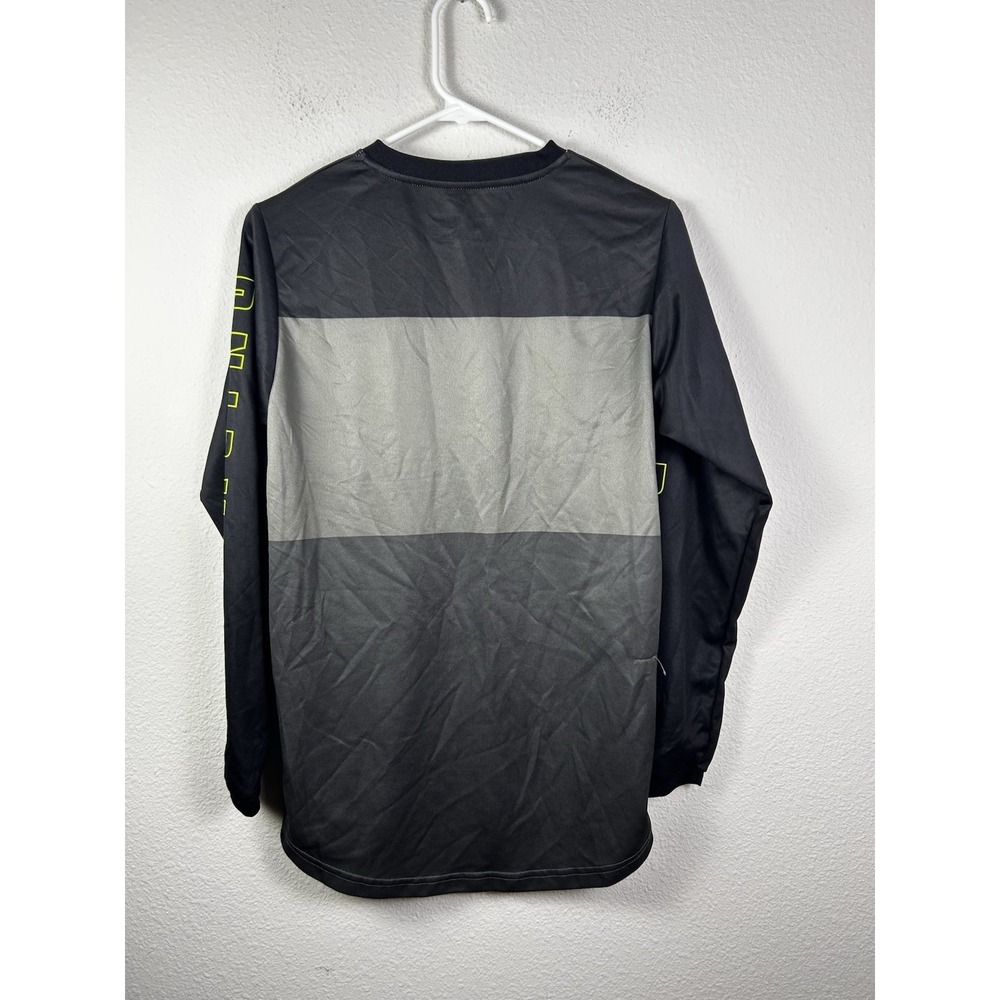 Fly Racing F16 Boys V Neck Gray Neon Racing Motorcross Long Sleeve Shirt YX - Picture 5 of 6